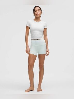 Lululemon All It Takes Back-Twist Ribbed Short-Sleeve Shirt